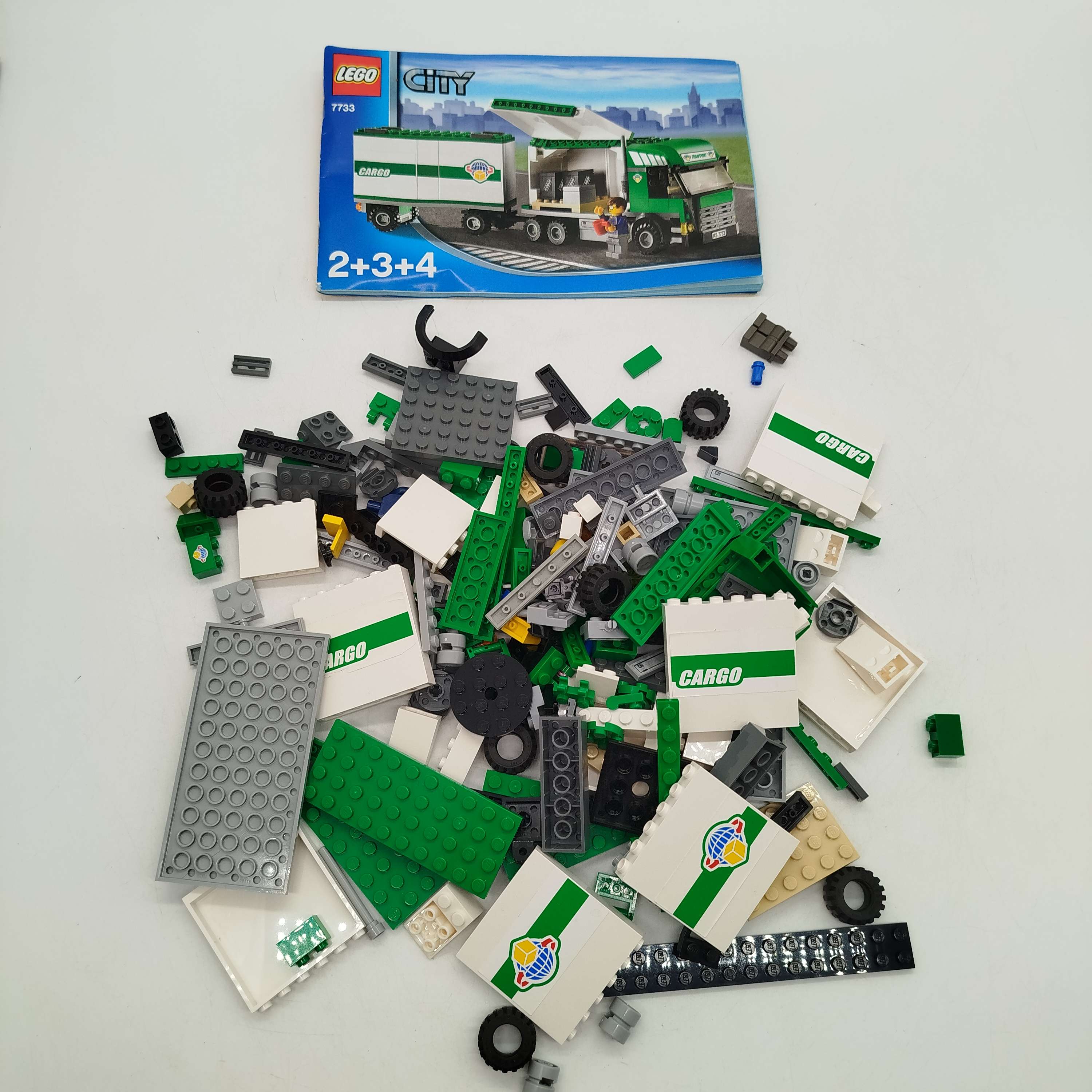 LEGO City 7733 LKW & Gabelstapler 🧱✨, gebraucht, ab 6 7 8 Jahre | ✅ geprüft